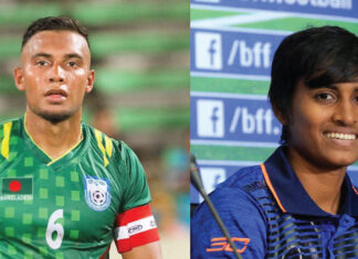 বাফুফের তৃণমূল ফুটবলের শুভেচ্ছাদূত হলেন জামাল ও সাবিনা