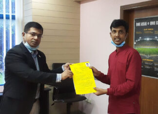 বাফুফে নির্বাচনে সর্বকনিষ্ঠ প্রার্থী রায়হান কবির