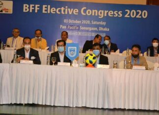 শান্তিপূর্ণ এজিএম শেষে ভোট শুরু বাফুফে নির্বাচনের