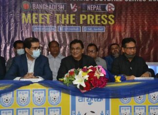 জাতি পিতাকে উৎসর্গ বাংলাদেশ- নেপাল ম্যাচ!