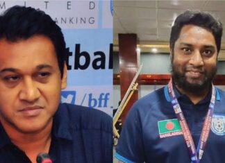 করোনা পজিটিভ বাংলাদেশের ম্যানেজার ও ফিজিও