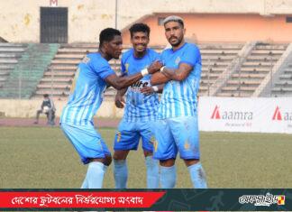 নিক্সনের গোলে আরামবাগকে হারালো চট্টগ্রাম আবাহনী!