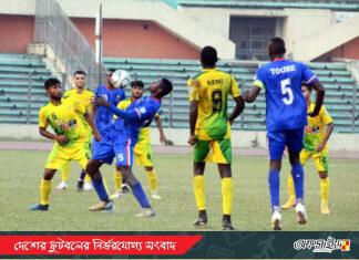 ড্র হলো পুলিশ-রহমতগঞ্জ ম্যাচ