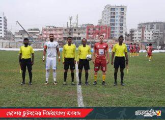 গোল উৎসবের ম্যাচে ড্র করেছে আরামবাগ ও বারিধারা