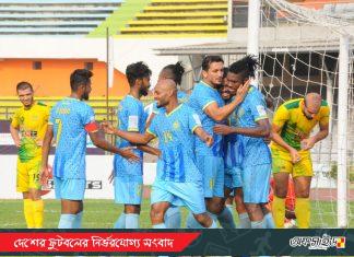 রহমতগঞ্জকে গোলবন্যায় ভাসালো আবাহনী; বেলফোর্টের হ্যাট্রিক!