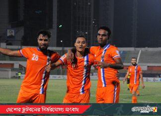 জুয়েলের জোড়া গোলে পিছিয়ে পড়েও পুলিশের জয়