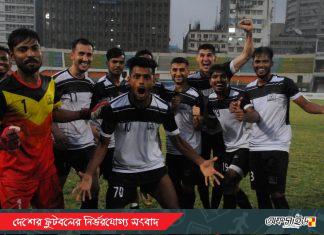 শেখ জামালকে চমকে দিয়ে লিগের প্রথম জয় আরামবাগের!