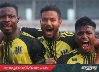আবাহনীকে হারিয়ে টানা তৃতীয় জয় সাইফের