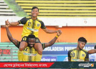 টানা চতুর্থ জয় পেলো সাইফ স্পোর্টিং ক্লাব