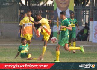 ইয়াসিনের হ্যাট্রিকে একাডেমি কাপের সেমিফাইনালে ফেনী!