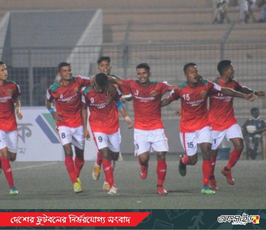 মোহামেডানকে পরাজিত করে সেনাবাহিনীর চমক