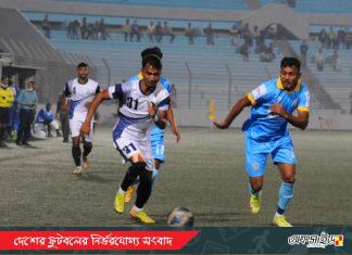 নৌবাহিনীর বিপক্ষে চট্টগ্রাম আবাহনীর কষ্টার্জিত ড্র!