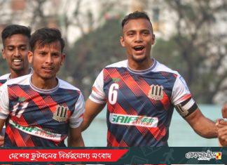 সাইফের জয়ের দিনে চট্টগ্রাম আবাহনী ও শেখ রাসেলের পয়েন্ট ভাগাভাগি