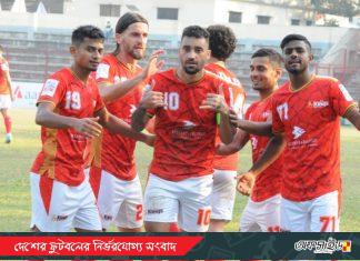 কিংসের ত্রাণকর্তা রবসন;ড্র করেও পয়েন্ট তালিকার শীর্ষে শেখ জামাল