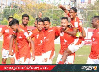 কষ্টার্জিত জয়ে শীর্ষে বসুন্ধরা কিংস