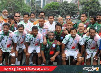 সাবেকদের প্রীতি ম্যাচ; লাল দলকে হারিয়েছে সবুজ দল!