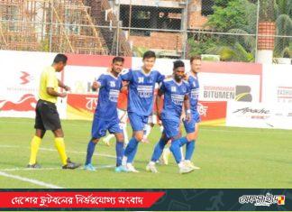 বসুন্ধরা কিংস অ্যারেনাতে প্রথম জয় পেয়েছে শেখ রাসেল