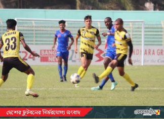 সাইফের গোল উৎসব; দশজনের দল নিয়েও রাসেলকে রুখে দিলো মোহামেডান