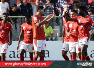 পিছিয়ে পড়েও শেখ রাসেল ক্রীড়া চক্রের বিপক্ষে জয় পেয়েছে বসুন্ধরা কিংস