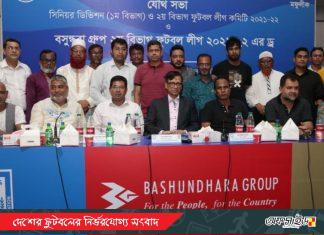 অনুষ্ঠিত হয়েছে দ্বিতীয় বিভাগ ফুটবল লীগের ড্র; অংশ নিচ্ছে ১৮ টি দল