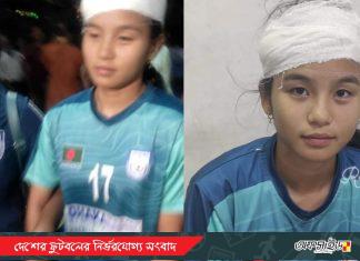 আহত ঋতুপর্ণার মাথায় তিনটি সেলাই