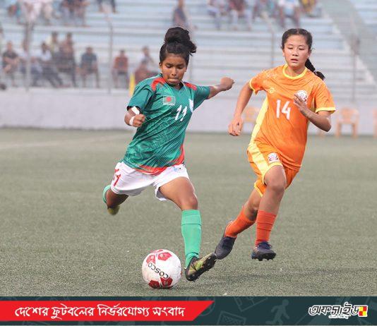 সুরভীর ডাবল হ্যাট্রিকে ভুটানের জালে বাংলাদেশের গোলবন্যা!