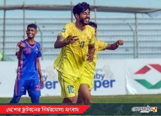 এক গোলের জয় নিয়েই খুশি থাকতে হলো আবাহনীকে