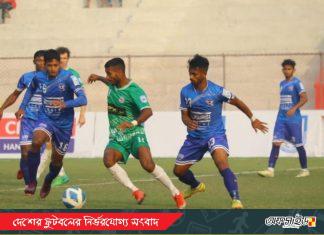 শেখ রাসেলের জয়ের দিনে চ. আবাহনীর সঙ্গে শেখ জামালের ড্র