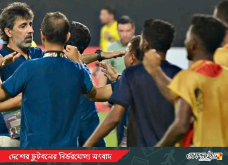 ওড়িশার বিপক্ষে দলের খেলায় সন্তুষ্ট অস্কার ব্রুজন