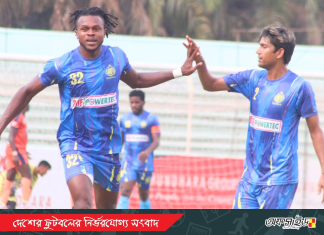 চ. আবাহনীর গোল উৎসবের দিনে মোহামেডানের হোঁচট!