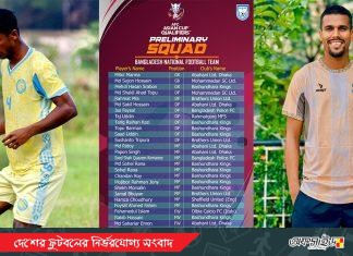 স্কোয়াড ছোট করলেন ক্যাবরেরা; নেই ইয়াসিন-মিঠু