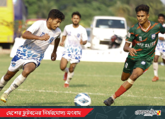 এলিটকে হারালো বারিধারা; ড্র ওয়ারী-লিটল ফ্রেন্ডস ম্যাচ