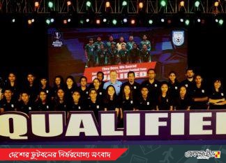 রাতের আঁধারে উজ্জ্বল স্বপ্ন—হাতিরঝিলে নারী ফুটবল দলের জমকালো সংবর্ধনা