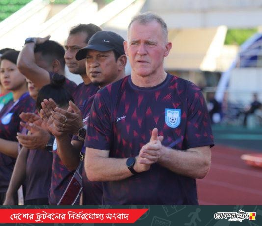 এশিয়ান কাপের প্রস্তুতি শুরু, বয়সভিত্তিক সাফে কোচ বাটলার নেপালে