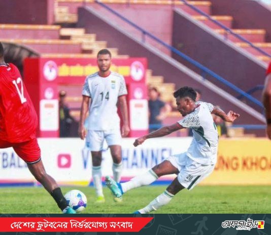 ইনজুরি টাইমে হেরে এএফসি অ-২৩ থেকে ছিটকে গেল বাংলাদেশ