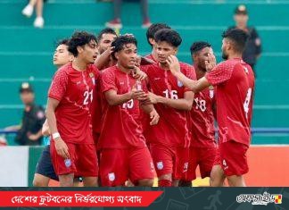 সিঙ্গাপুরকে ৪-১ গোলে বিধ্বস্ত করে শেষটা রাঙাল বাংলাদেশ