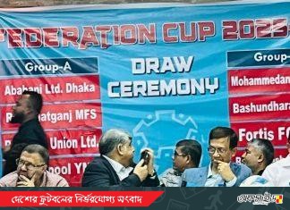 একই গ্রুপে বসুন্ধরা কিংস-মোহামেডান, ২৩ সেপ্টেম্বর মাঠে গড়াবে ফেডারেশন কাপ