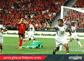 রাকিবের গোলেও আক্ষেপের ড্র: “জিততেই পারতাম”