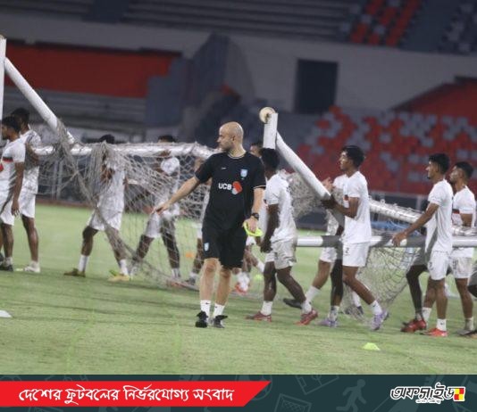 ক্যাবরেরা ফিরেছেন, কিংস ফুটবলার ছাড়েনি — অপূর্ণাঙ্গ স্কোয়াড নিয়ে চলছে জাতীয় দলের অনুশীলন