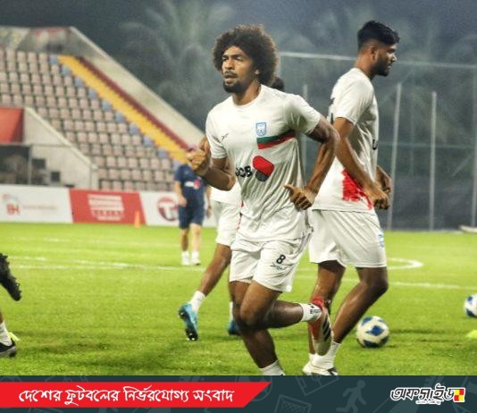 হামজার অনুশীলনে নতুন উদ্দীপনা, শমিত যোগ দেবেন বুধবার