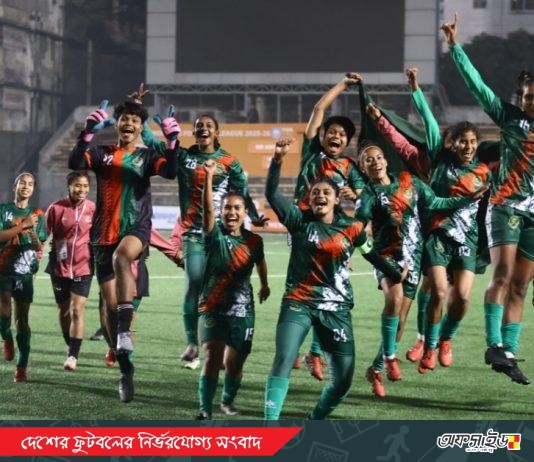 তনিমার জোড়া গোলে পুলিশের বিপক্ষে জয়ে নারী লিগ শুরু সেনাবাহিনীর