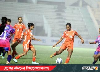 অভিষেকেই গোলবন্যা, নাসরিন একাডেমিকে ৮–০ উড়িয়ে দিল বিকেএসপি