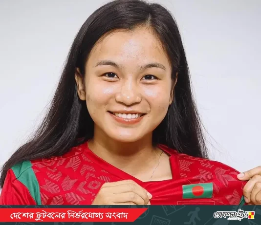 রোকেয়া পদক পাচ্ছেন নারী ফুটবলের উজ্জ্বল মুখ ঋতুপর্ণা চাকমা