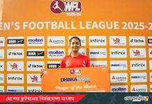 সানজিদার পায়ে পুলিশের প্রথম জয়,ড্র সিরাজ স্মৃতি সংঘ ও আনসার ভিডিপি ম্যাচ