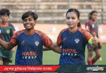 ঋতুপর্ণার নেতৃত্বে রাজশাহীর গোলবন্যা, নারী ফুটবল লিগে বড় জয়