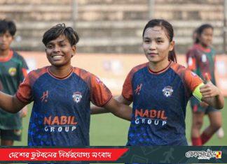 ঋতুপর্ণার নেতৃত্বে রাজশাহীর গোলবন্যা, নারী ফুটবল লিগে বড় জয়