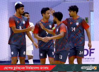 রাহবারের জোড়া গোলে উড়ে গেল শ্রীলঙ্কা, সাফ ফুটসালে বাংলাদেশের দাপুটে জয়