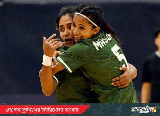 সাবিনাদের দাপটে নেপালকে ৩-০ হারাল বাংলাদেশ