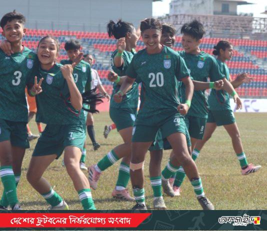 ভারতের বিপক্ষে ২-০ গোলে জয় পেয়েছে বাংলাদেশ