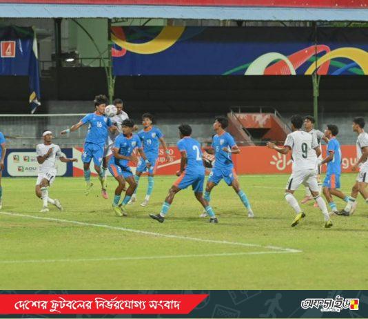 টাইব্রেকারের নাটকে ভারতকে হারিয়ে সাফ অনূর্ধ্ব-২০ চ্যাম্পিয়ন বাংলাদেশ